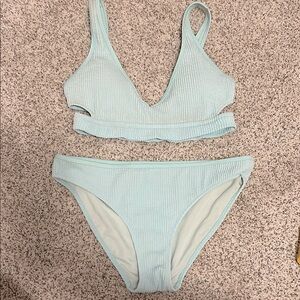 Aerie Light Blue Bikini, Size M